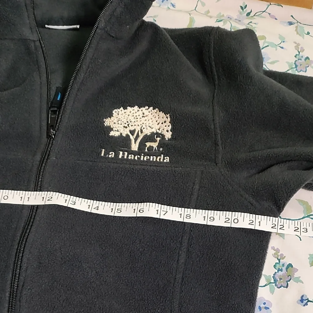 Columbia Charcoal Fleece Jacket with Embroidered‎ Logos